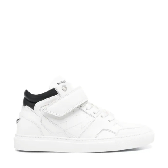 ZADIG & VOLTAIRE White High-Top Sneakers - Picture 2 of 10